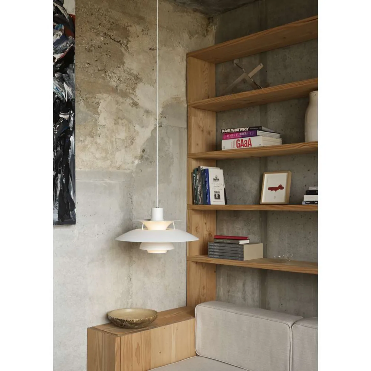PH 5 300 pendellampe, beige, Ø 30 cm – Louis Poulsen - Stue - Metal