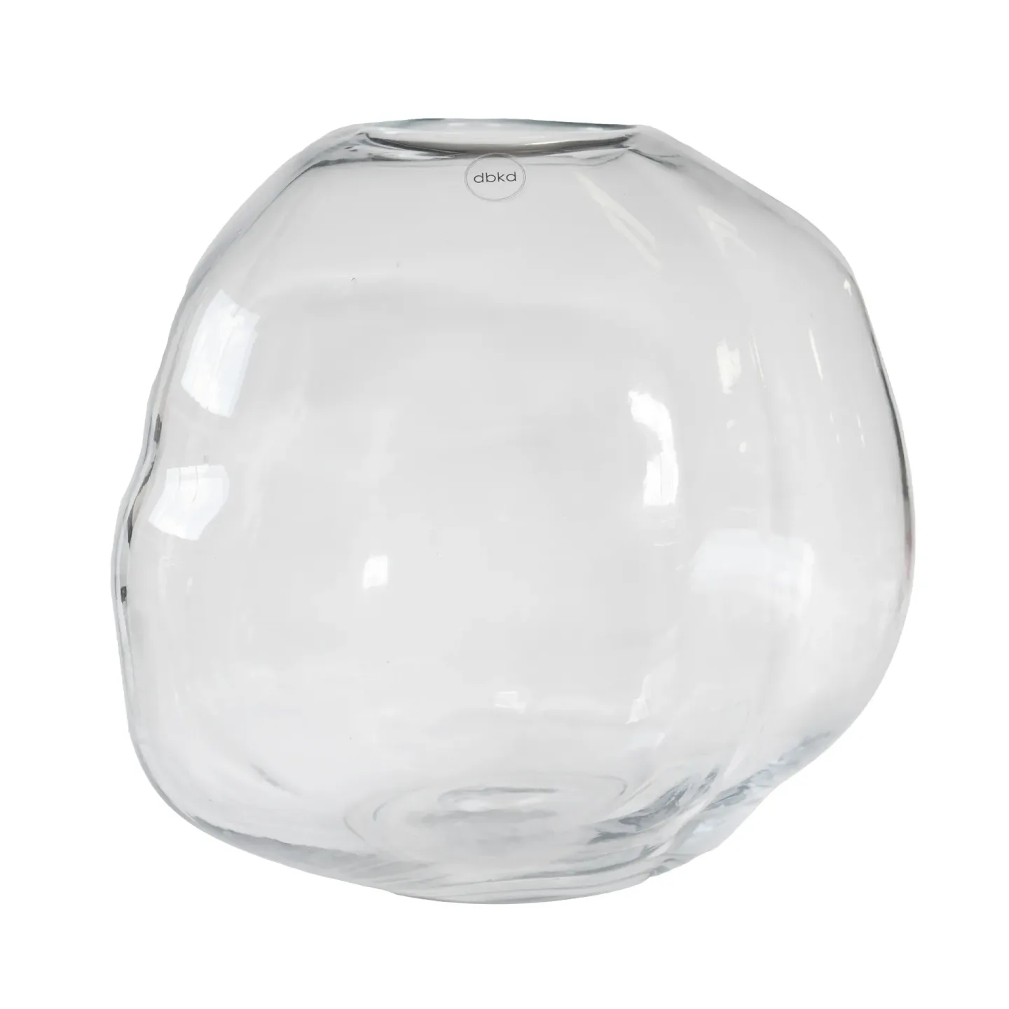 DBKD Pebble vas klar Stor Ø28 cm