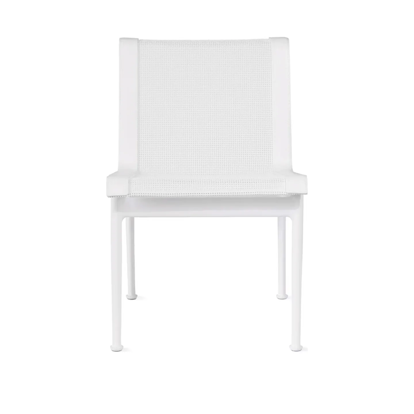 Knoll - 1966 Dining Chair, Utan armstöd, Vit - Matstolar utomhus - Richard Schultz - Vit - Metall