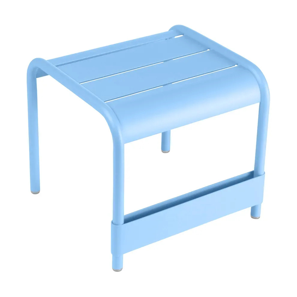 Fermob Luxembourg bord/fotpall Maya blue (blå), small