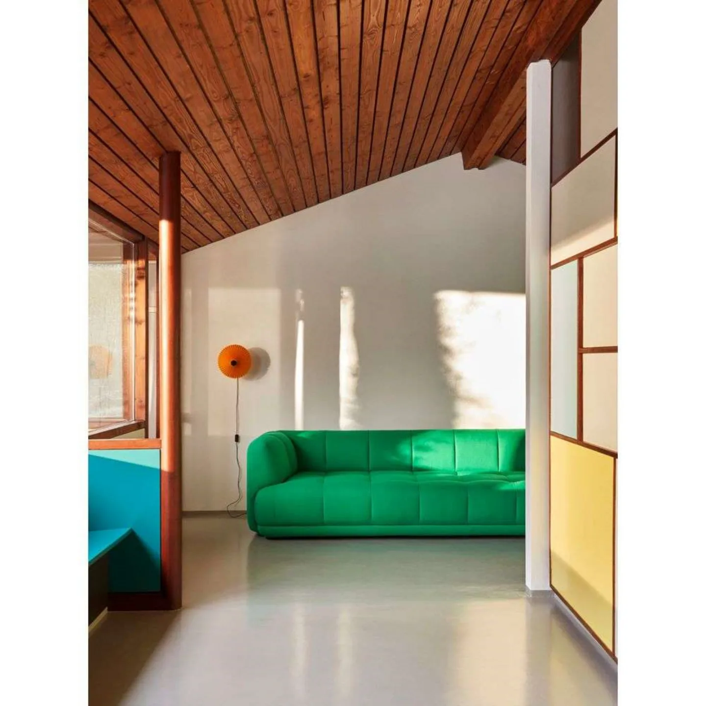 Matin 300 Wandleuchte Yellow - HAY - Wohnzimmer - Metall