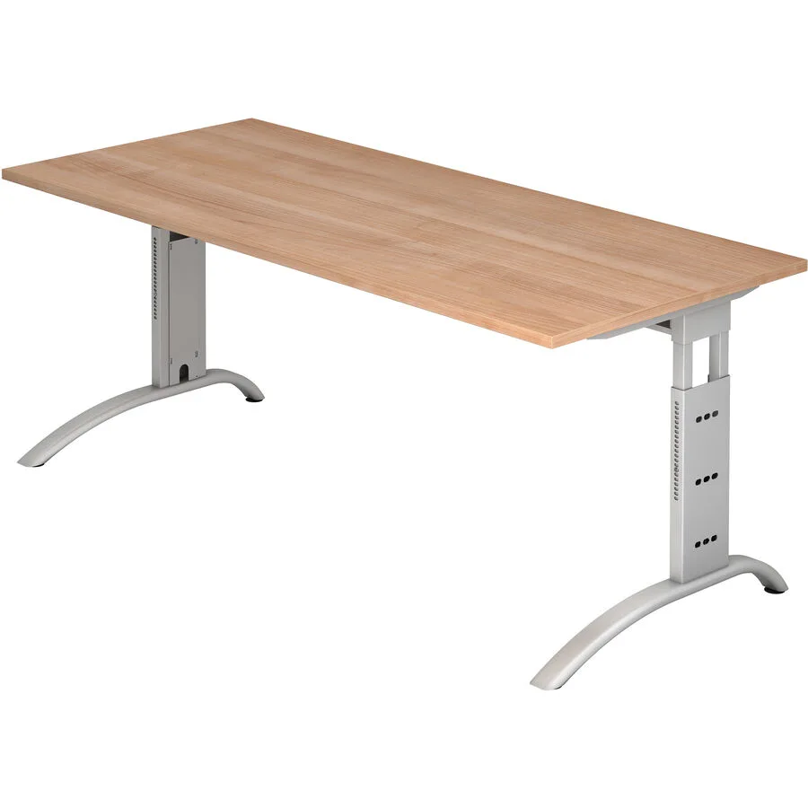 Schreibtisch Office nussbaum Holzwerkstoff B 180 T 80 cm