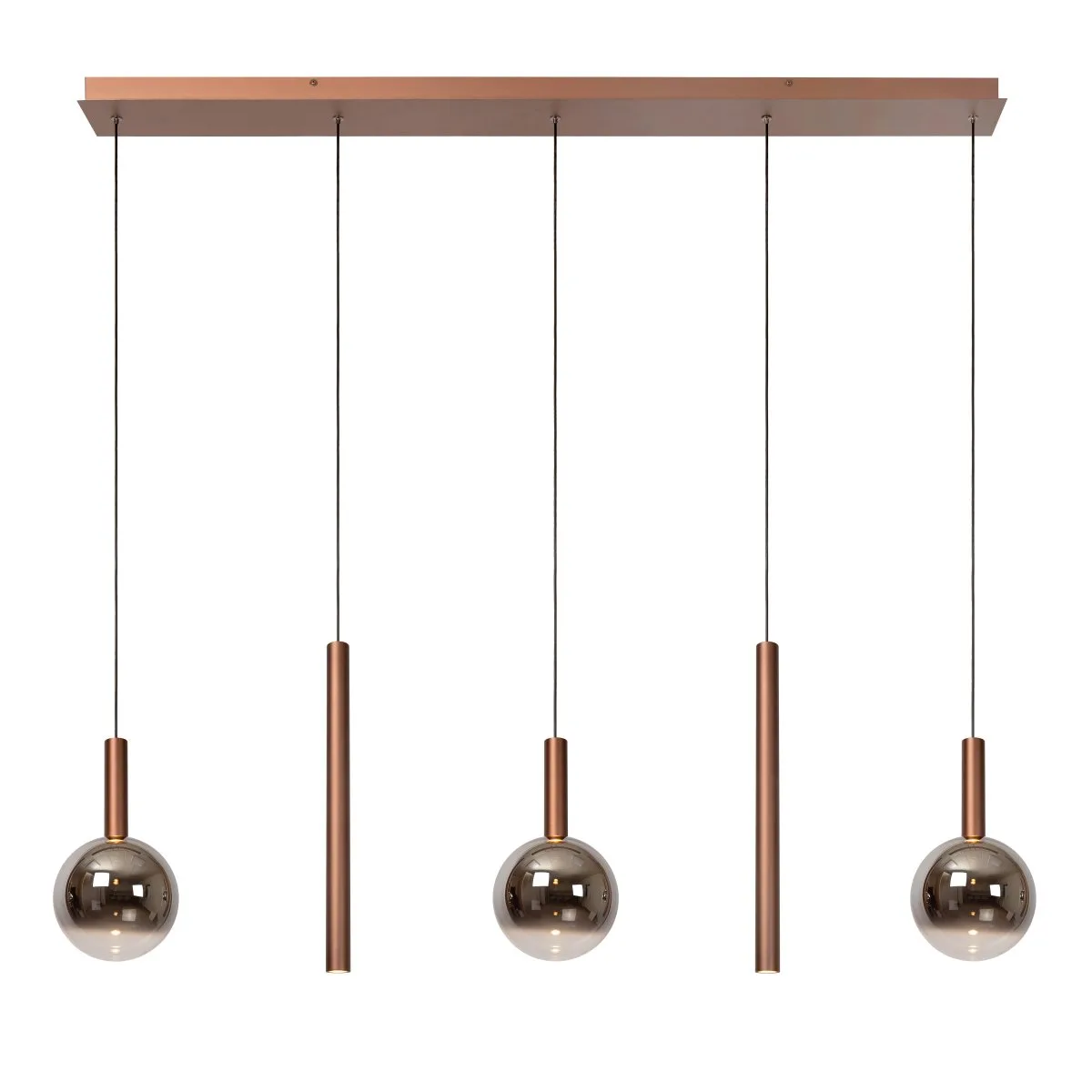 Lucide - Jasmine 138cm - Taklampa - Koppar