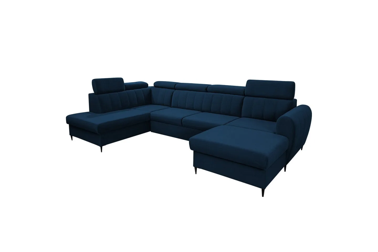 Hoffman Soffa med Divan och Schäslong 4-sits - Blå
