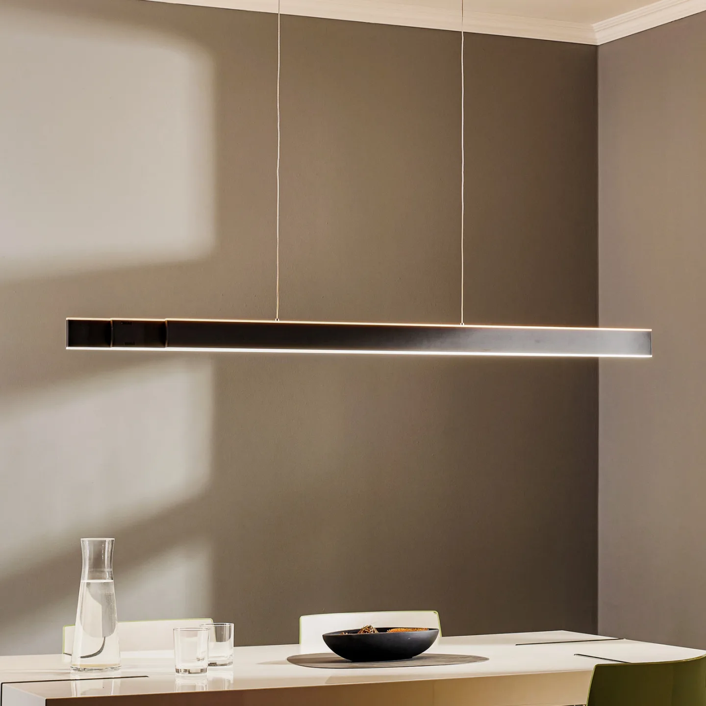 Lume LED-Pendelleuchte, graphite, CCT - PURE PURE Lume - Wohnzimmer - Modern - Metall - Einflammig