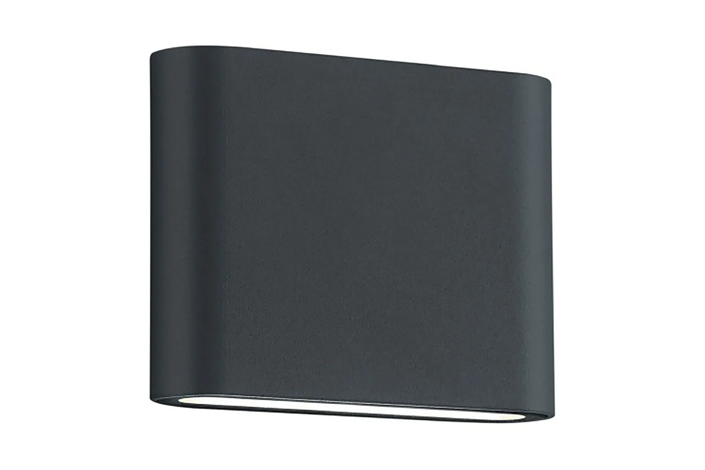 Thames II LED Vägglampa 11,5x9 cm antracit - Antracit/Vit