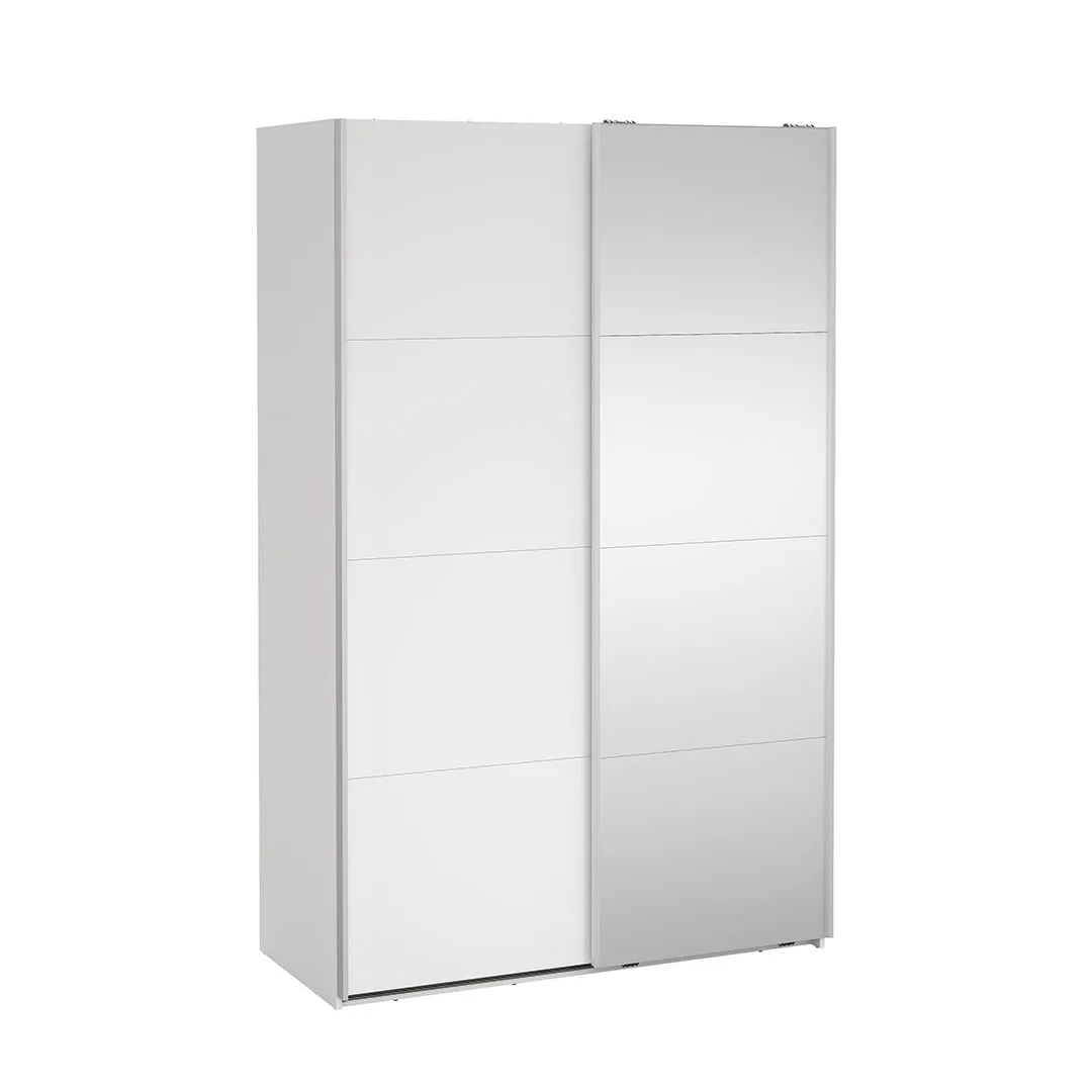 Bergamo Schiebetürenschrank 2 Türen 140x220cm weiß.