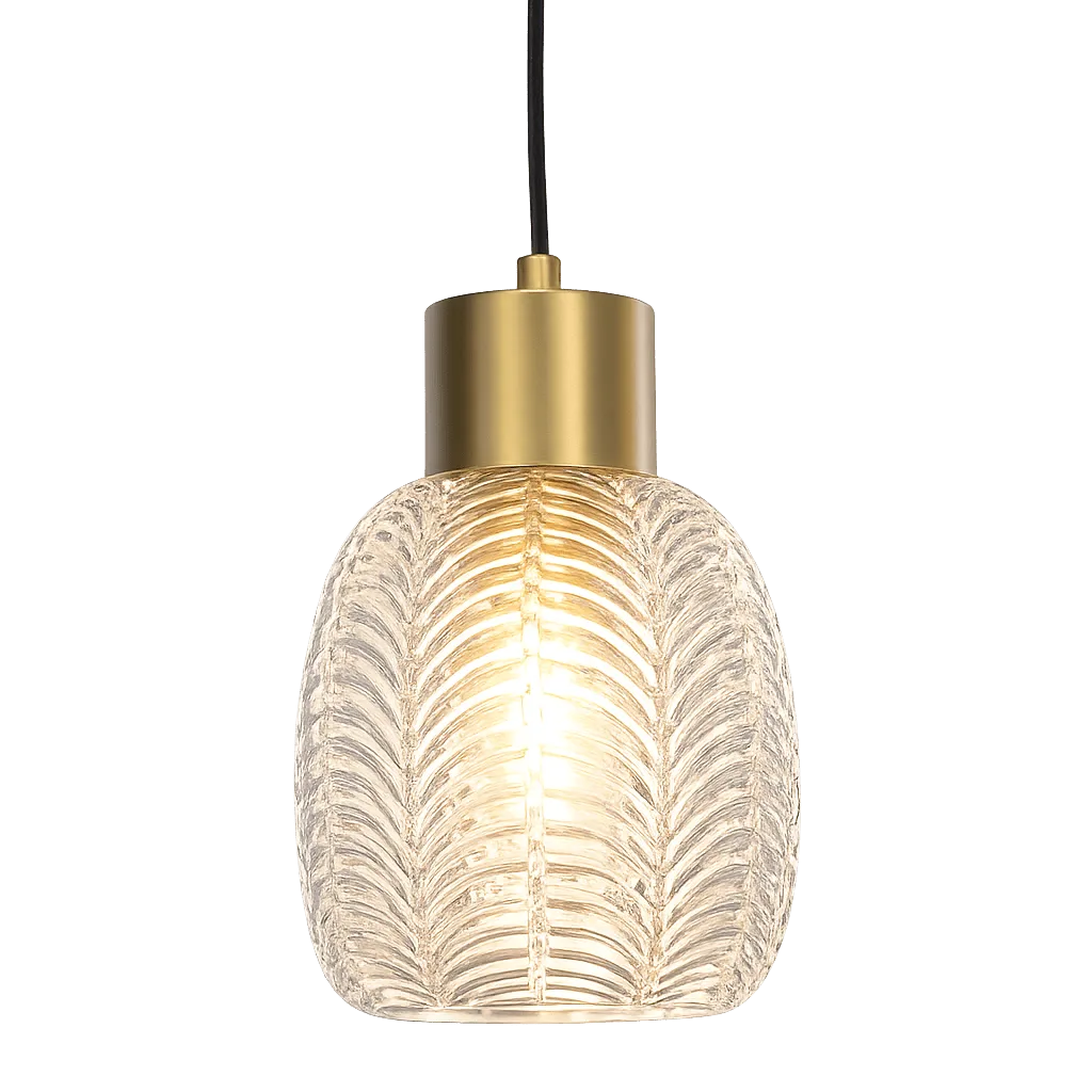 Lampan - Tabaco Ø14 - Fönsterlampa - Transparent/guld