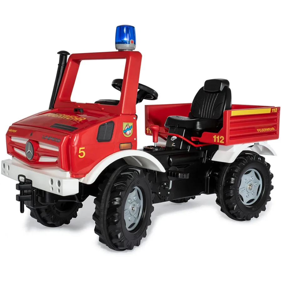 RollyUnimog Fire Rolly Toys Rot Kunststoff - Farbe: Rot/Weiss