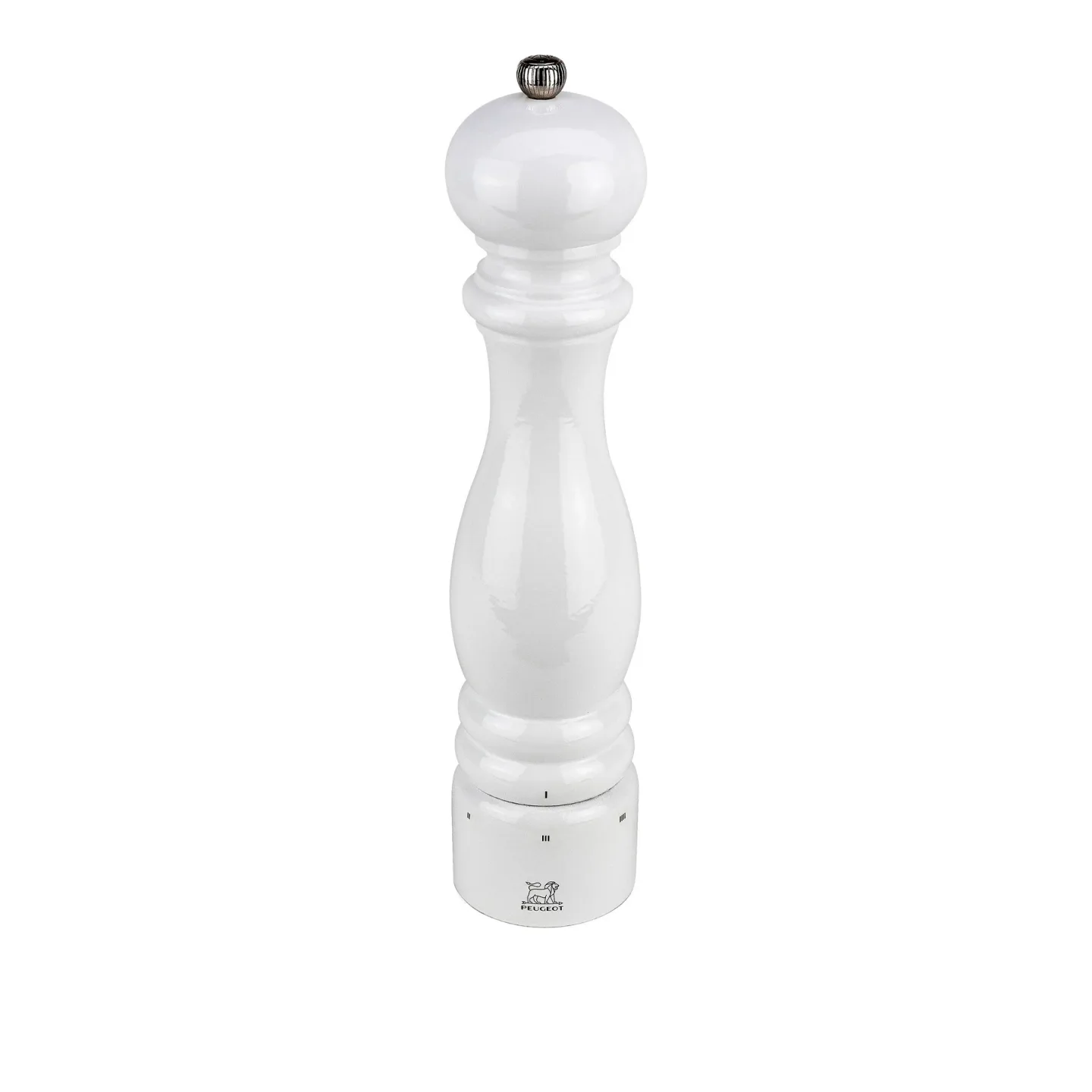 Peugeot - Paris u'select saltkvarn laquered white 30 cm - Kvarnar - Vit - Trä