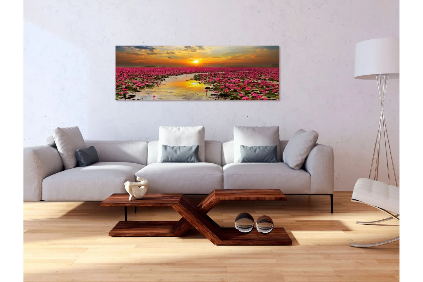 Tavla Lily Field (1 Part) Narrow 150x50 cm -