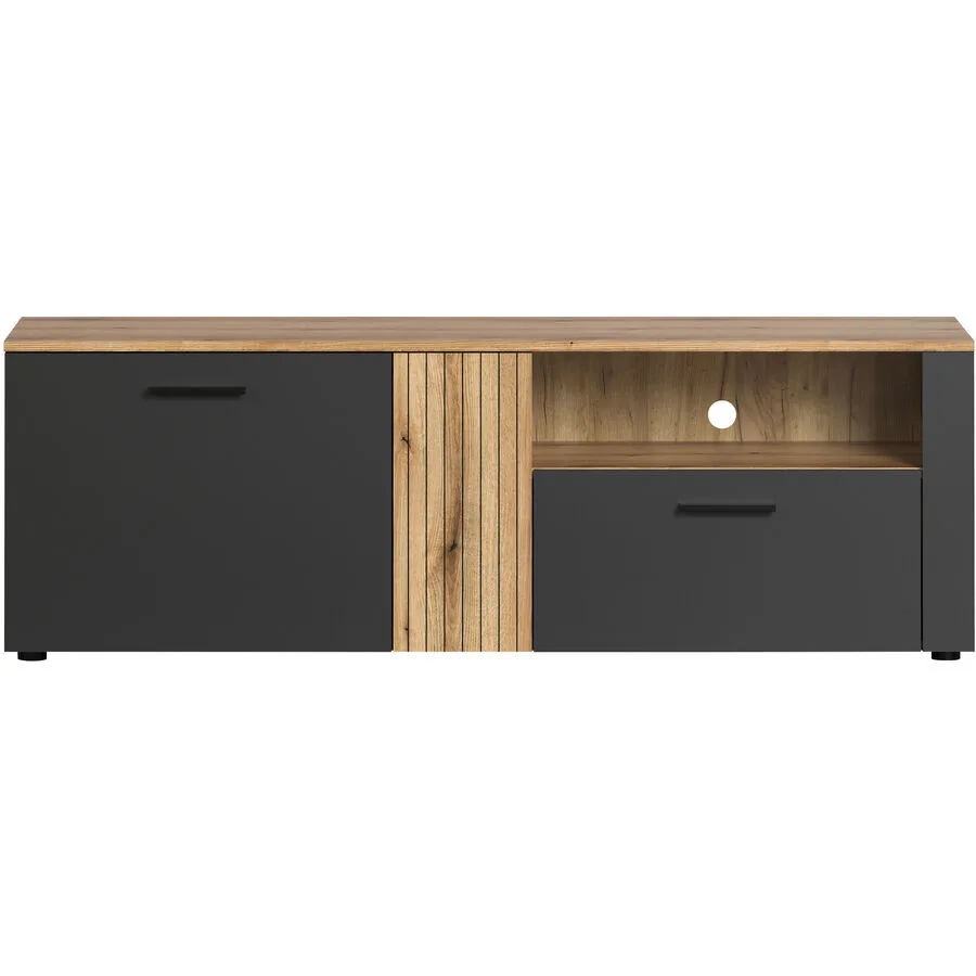 TV-Möbel Nimda anthrazit Holzwerkstoff B 150 cm