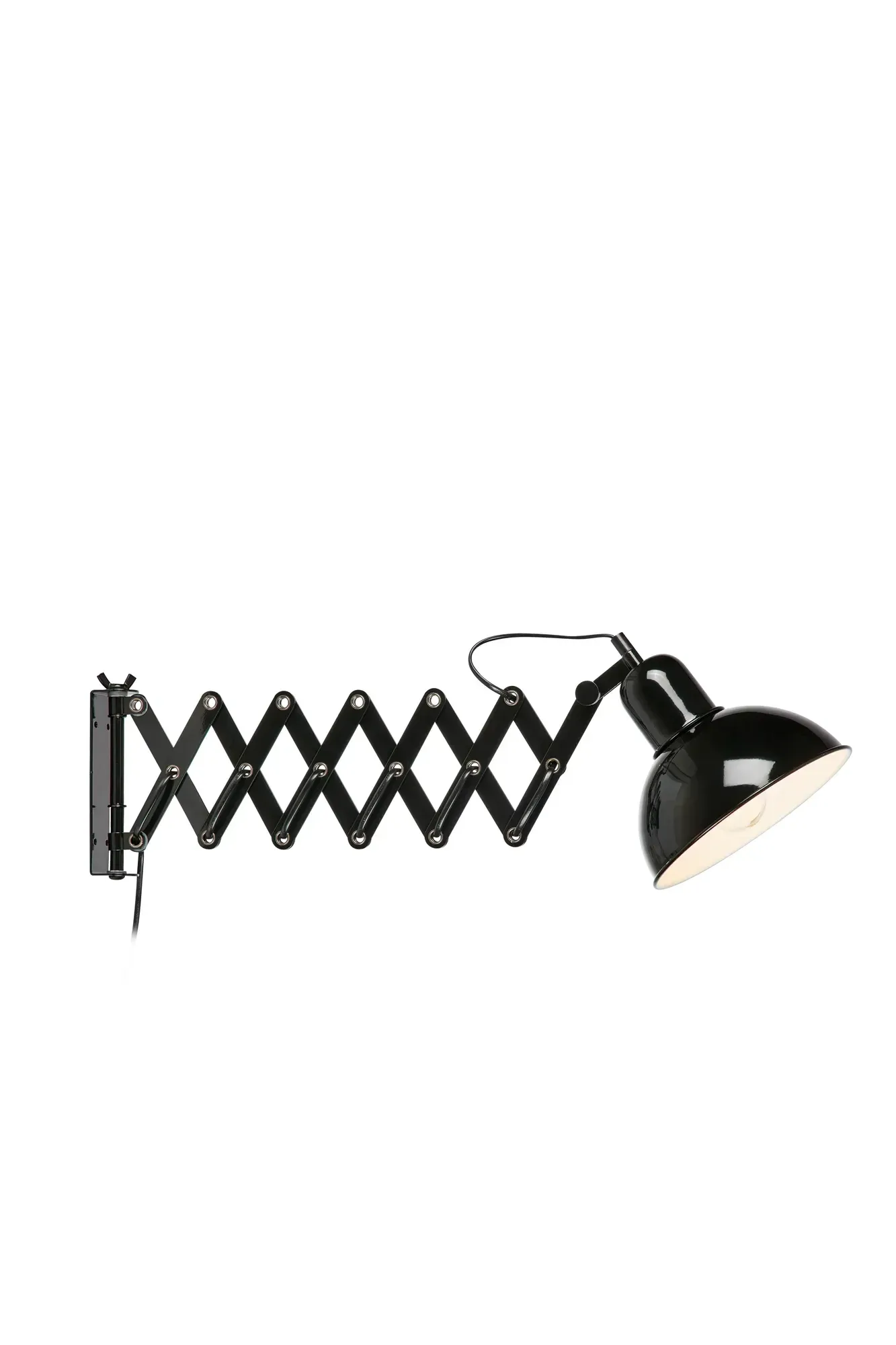 Riggs Nachttischlampe Schwarz