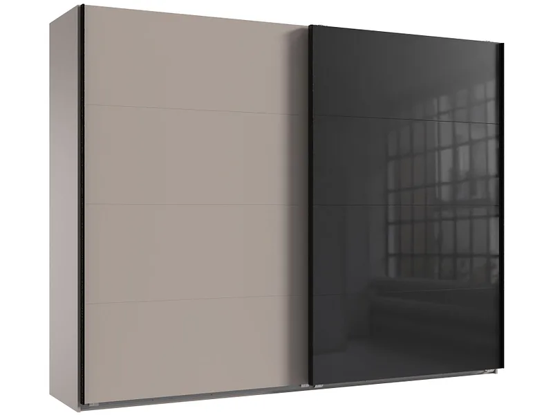 Schwebetürenschrank MIDNIGHT beige 3 Türen