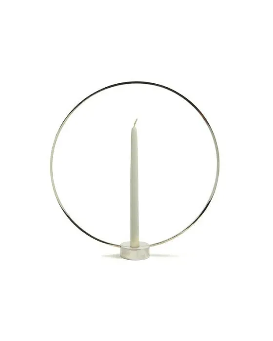 Gloria Candleholder Nickel