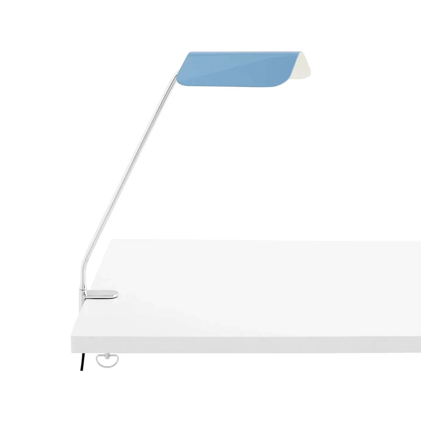 HAY Apex Clip Schreibtischlampe Pastel blue