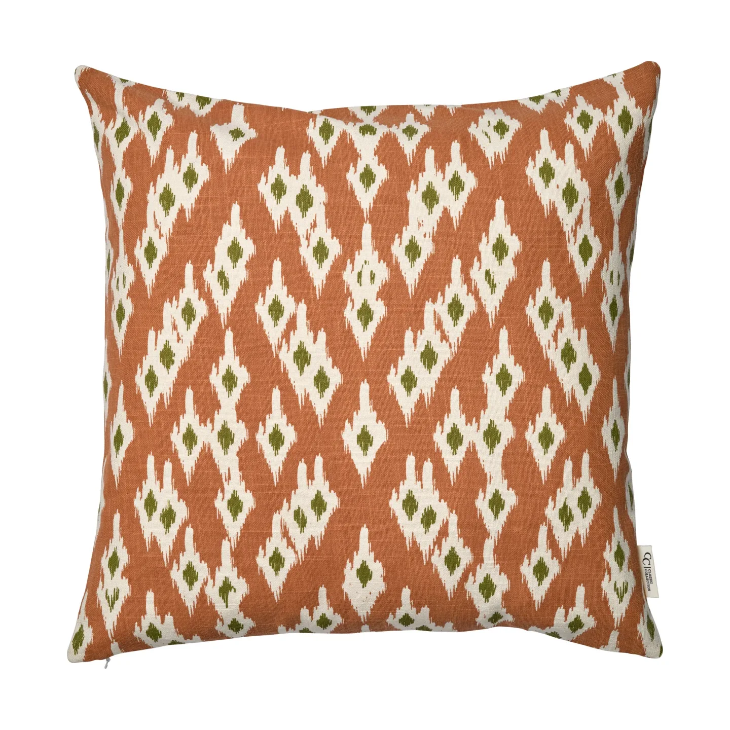 Ikat Diamond kuddfodral terracotta