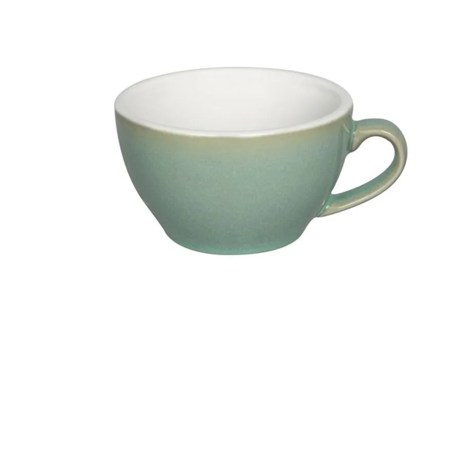 Diverse Cappuccinotasse Eggi basilikumgrün Porzellan H 6 cm 0.25 l