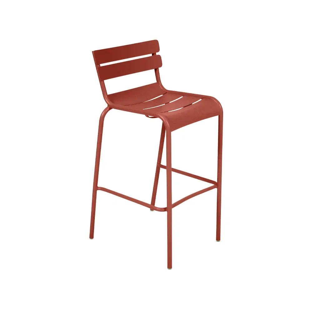 Fermob Luxembourg barstol Red ochre (röd)