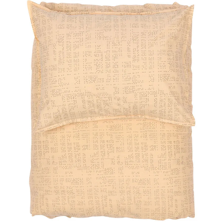 Lavie Kissenbezug Paula Orange Baumwolle 100 cm 65 cm - Farbe: apricot - Material: Bio Baumwolle