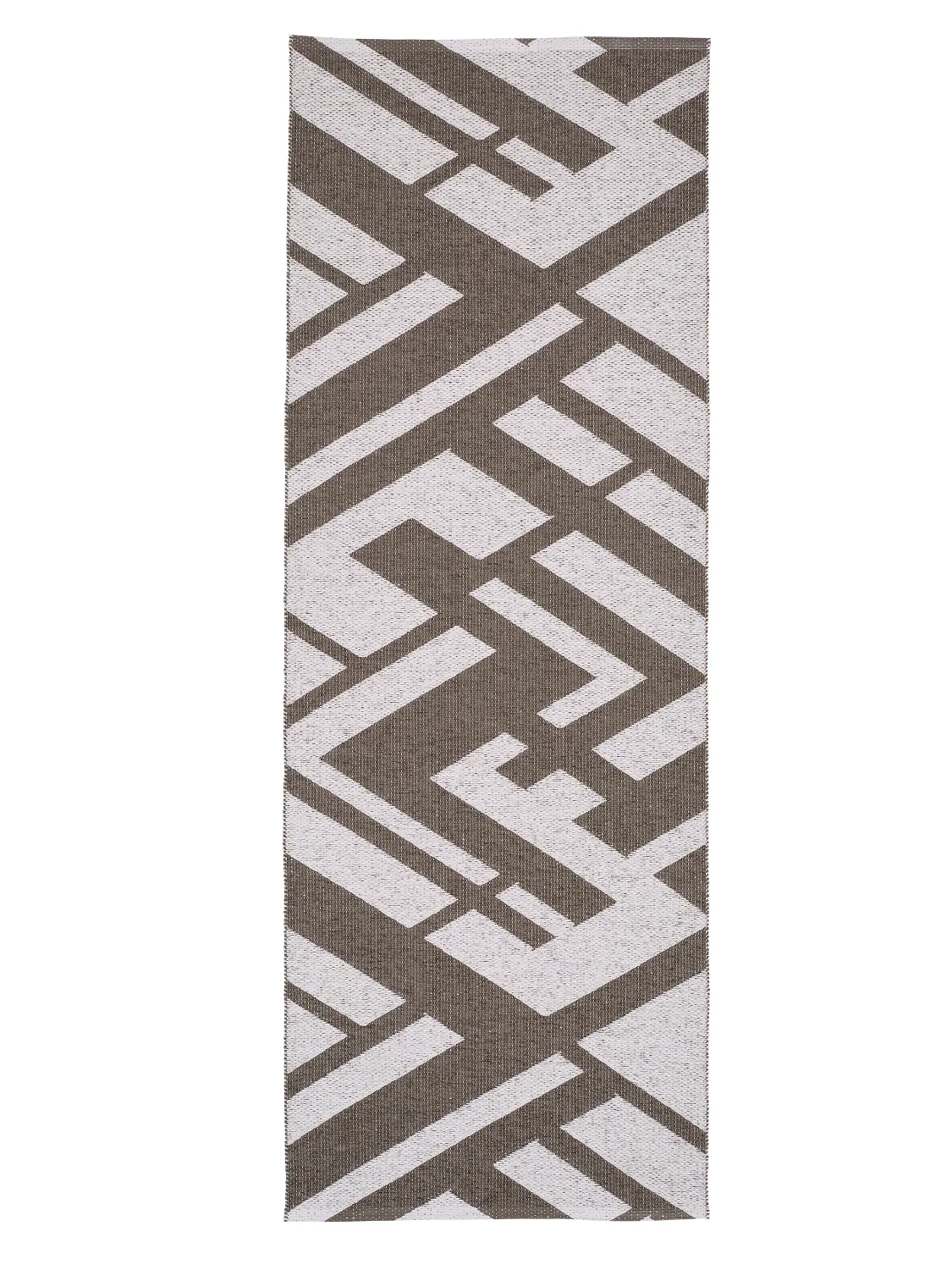 Plastmatter - Horredsmattan Uma (brun) (Størrelse: 70 x 400 cm)