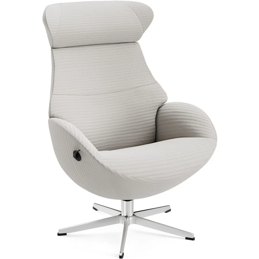Conform Relaxsessel Daja Weiss Stoff 81 cm 163 cm - Möbel Konfigurator: Traummöbel individuell zusammenstellen