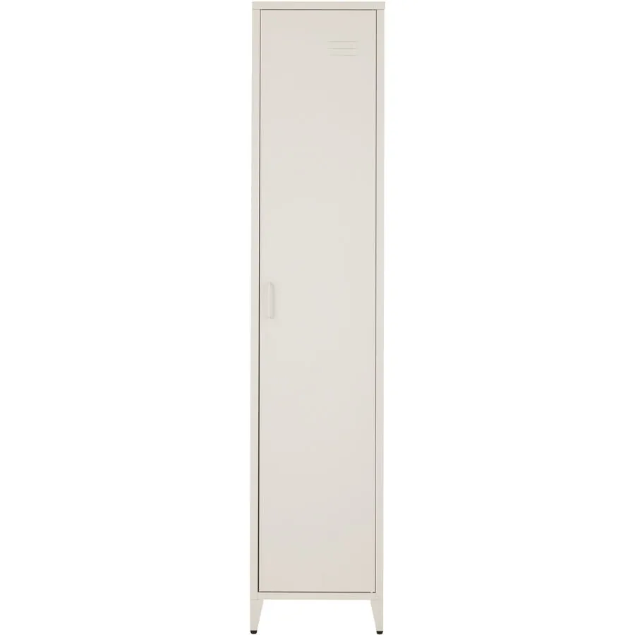 Garderobenschrank Kalia Grau Metall 38 cm 180 cm