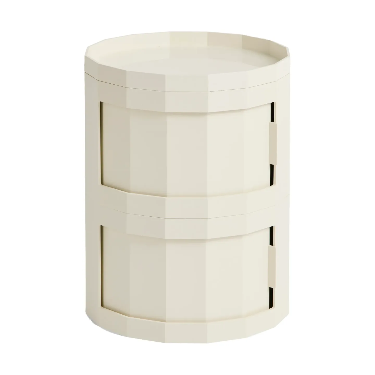 HAY Facet Cabinet 20 Beistelltisch Eggshell