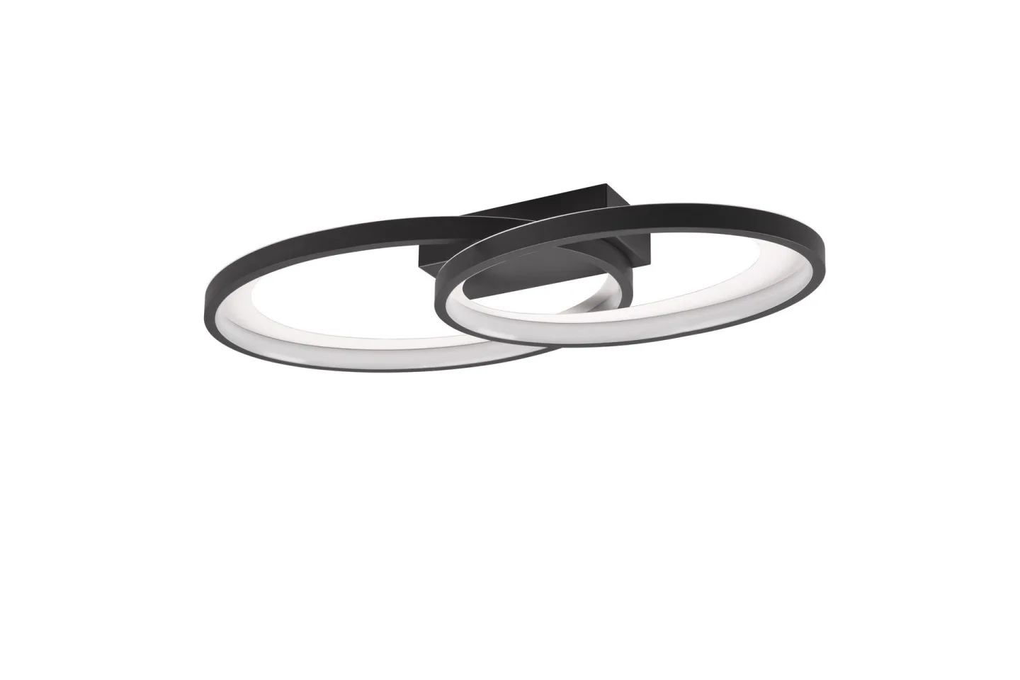 Malaga LED Plafond mattsvart - Matt svart