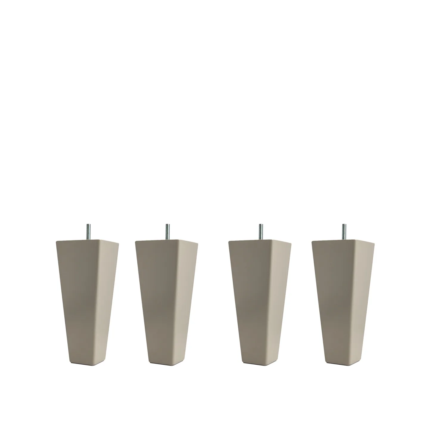DUX - DUX SC sängben konisk oatmeal 12 cm 4-pack - Sängben - Beige - Trä