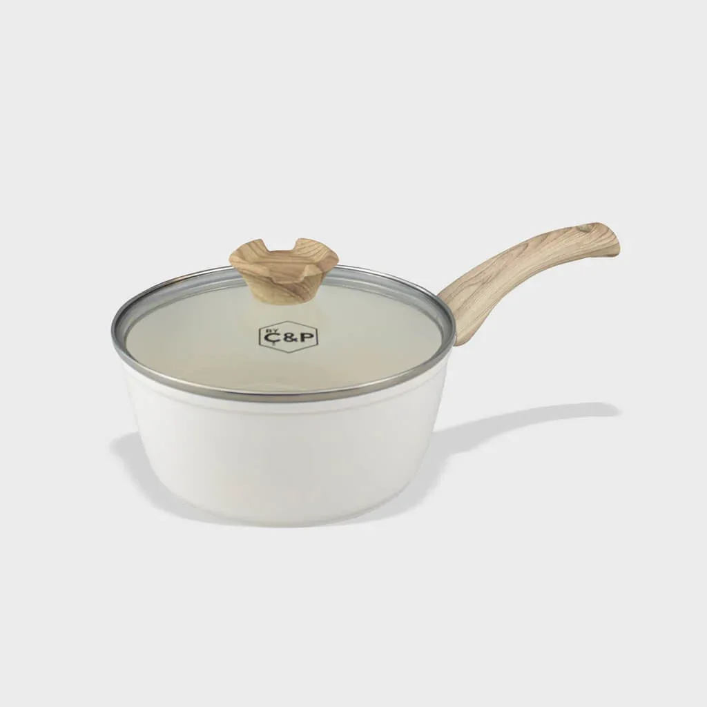 Go Ivory Stieltopf mit Deckel 18 cm