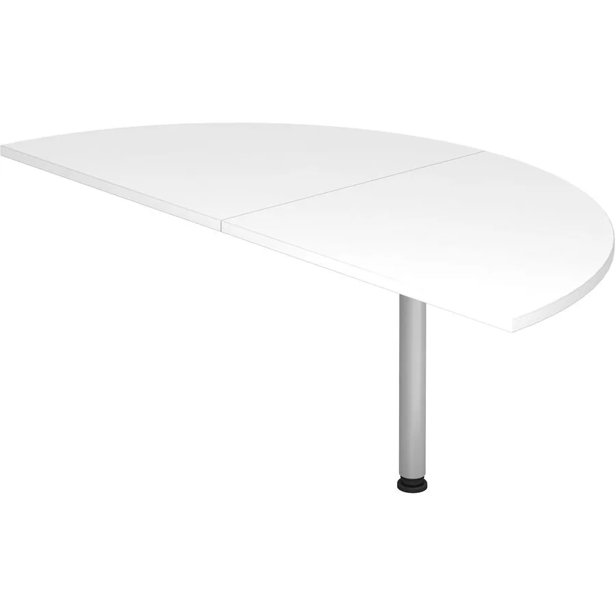Anbautisch Office weiss Holzwerkstoff B 160 T 80 cm