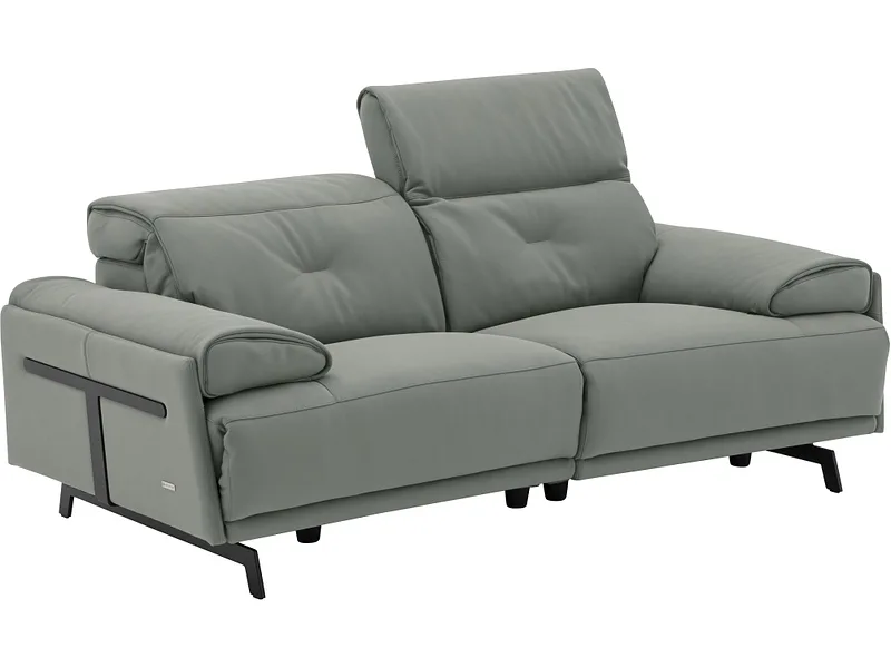 2er Sofa CAMPO DE FIORI SIENA Echtleder dunkelgrün