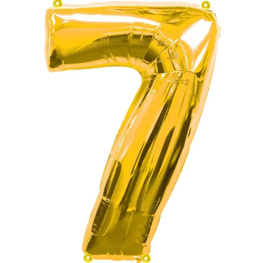 Luftballons Office gold Folie H 86 cm 1 Stk
