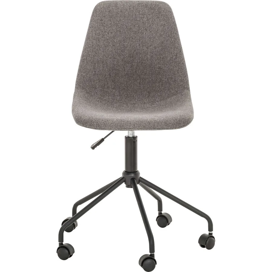 Bürostuhl Lia dunkelgrau Metall/Alu/Kunststoff H 86 cm