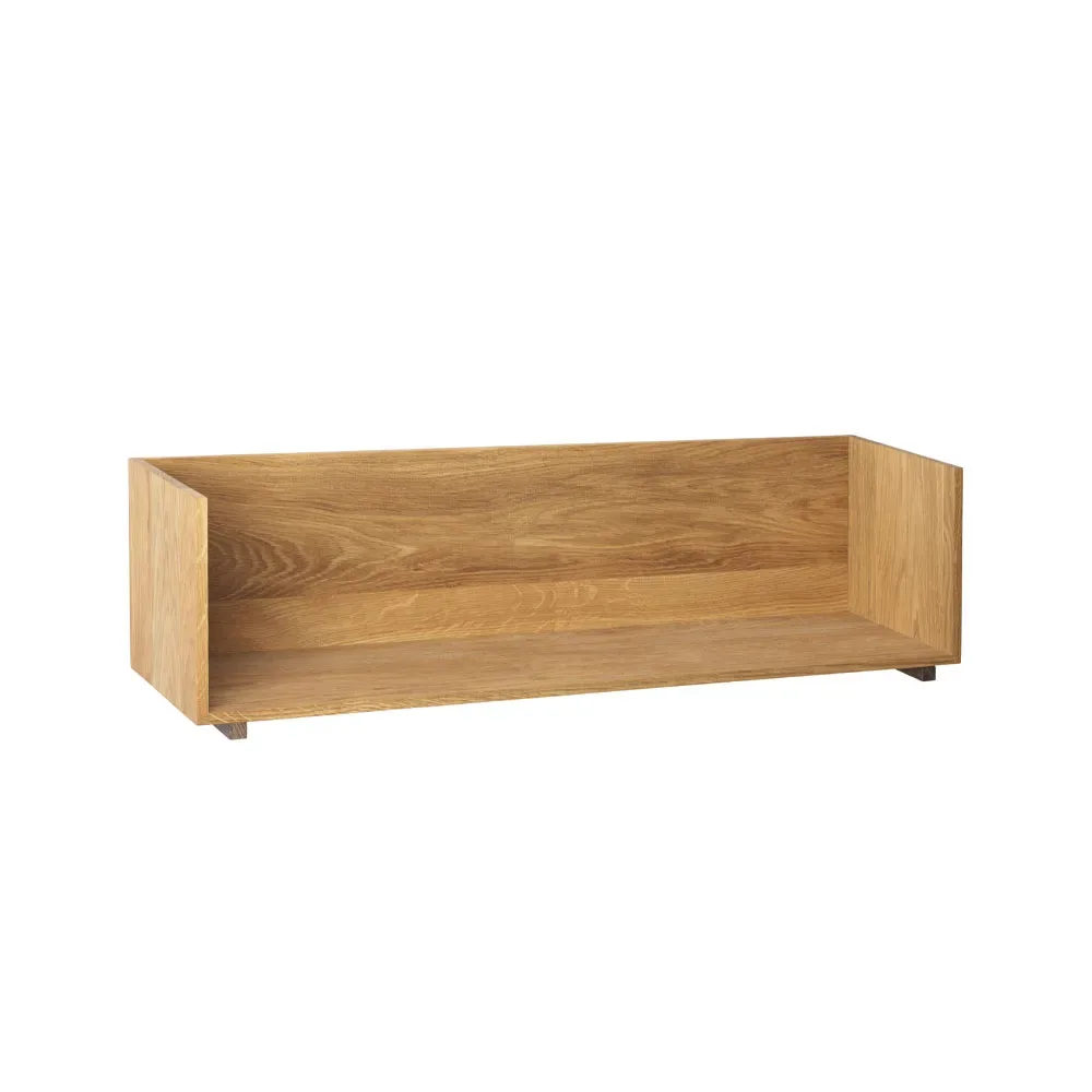 Kristina Dam Studio Stack Wandregal Oak, Konsolen Walnuss dunkel geölt
