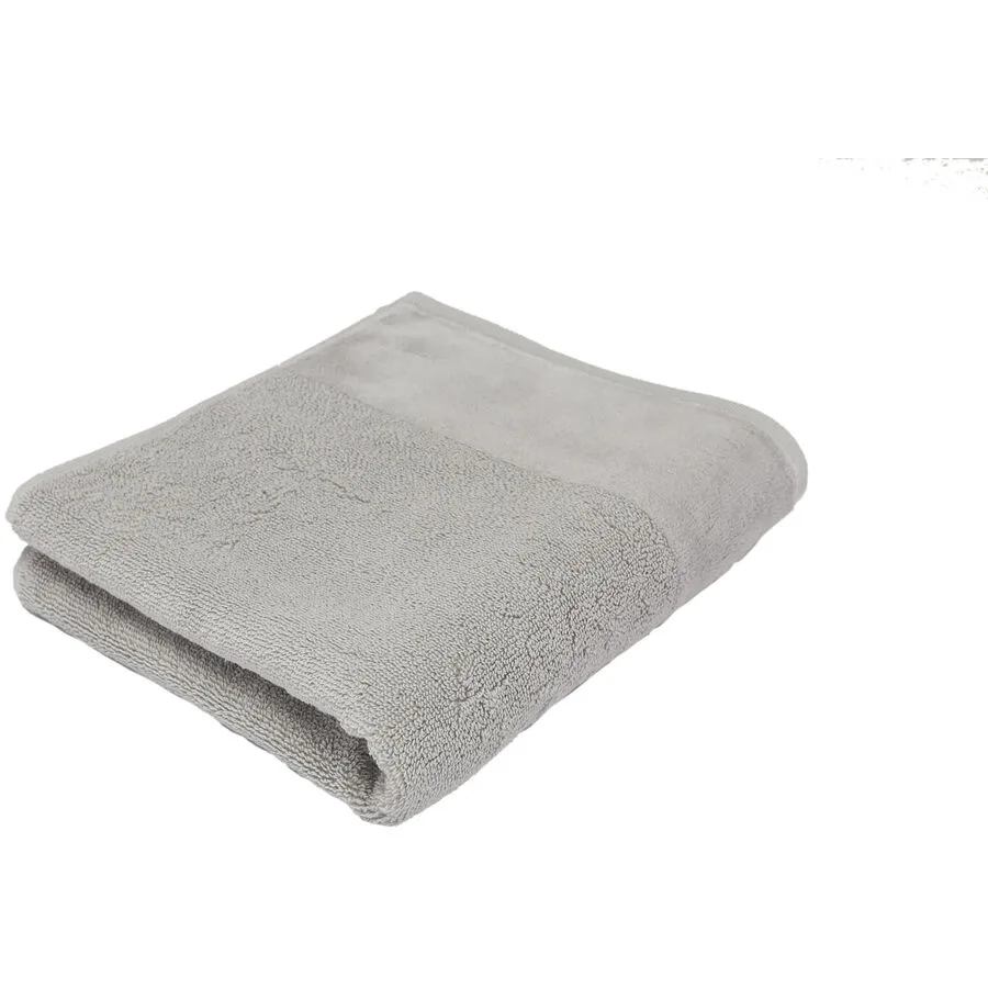 Living Home Lavette Softfeel Silver Baumwolle B 30 T 30 cm