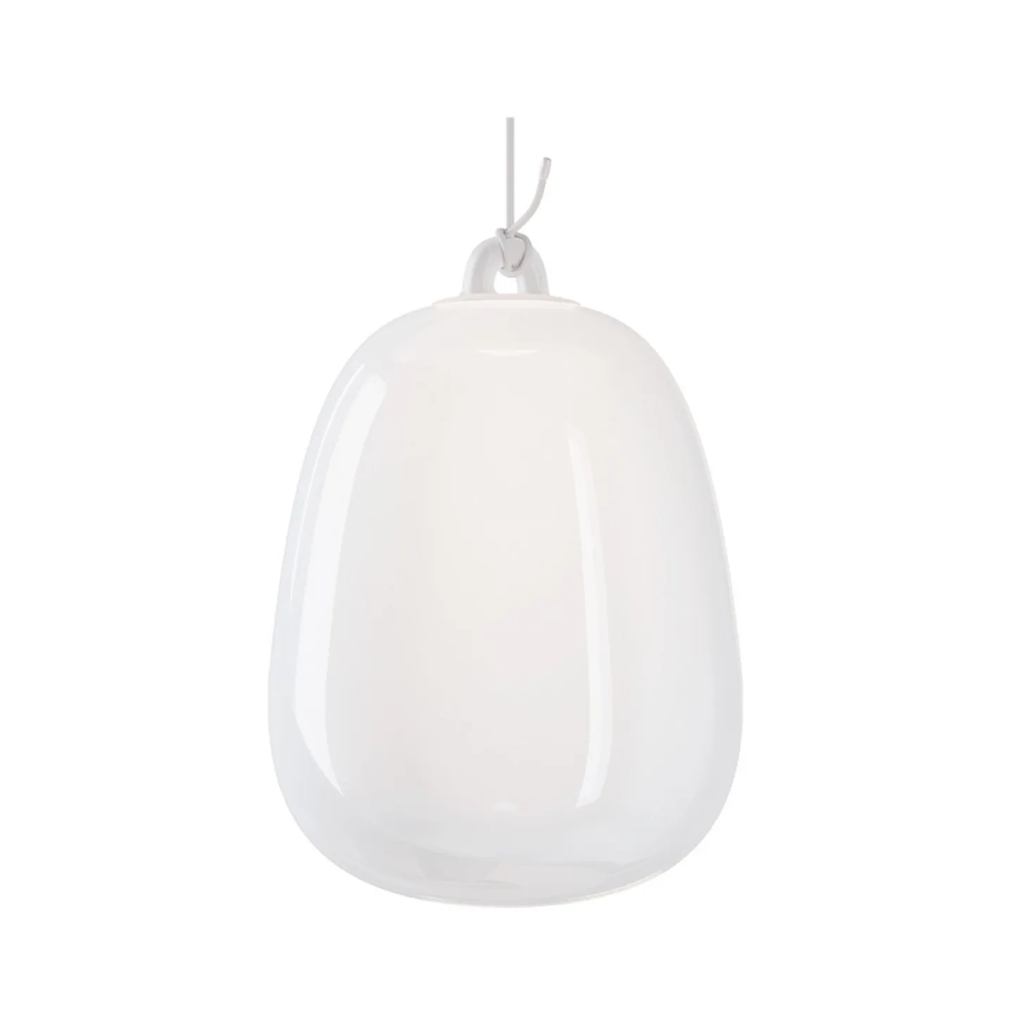 Oblò Taklampa Large 3000K Silk Vit/Vit - Lodes - Vardagsrum - Glas