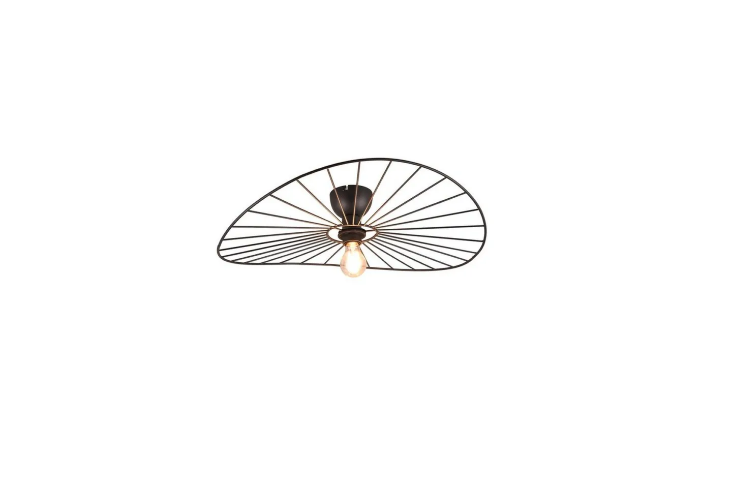 Taklampa TRIO Chapeau Mattsvart - Mattsvart