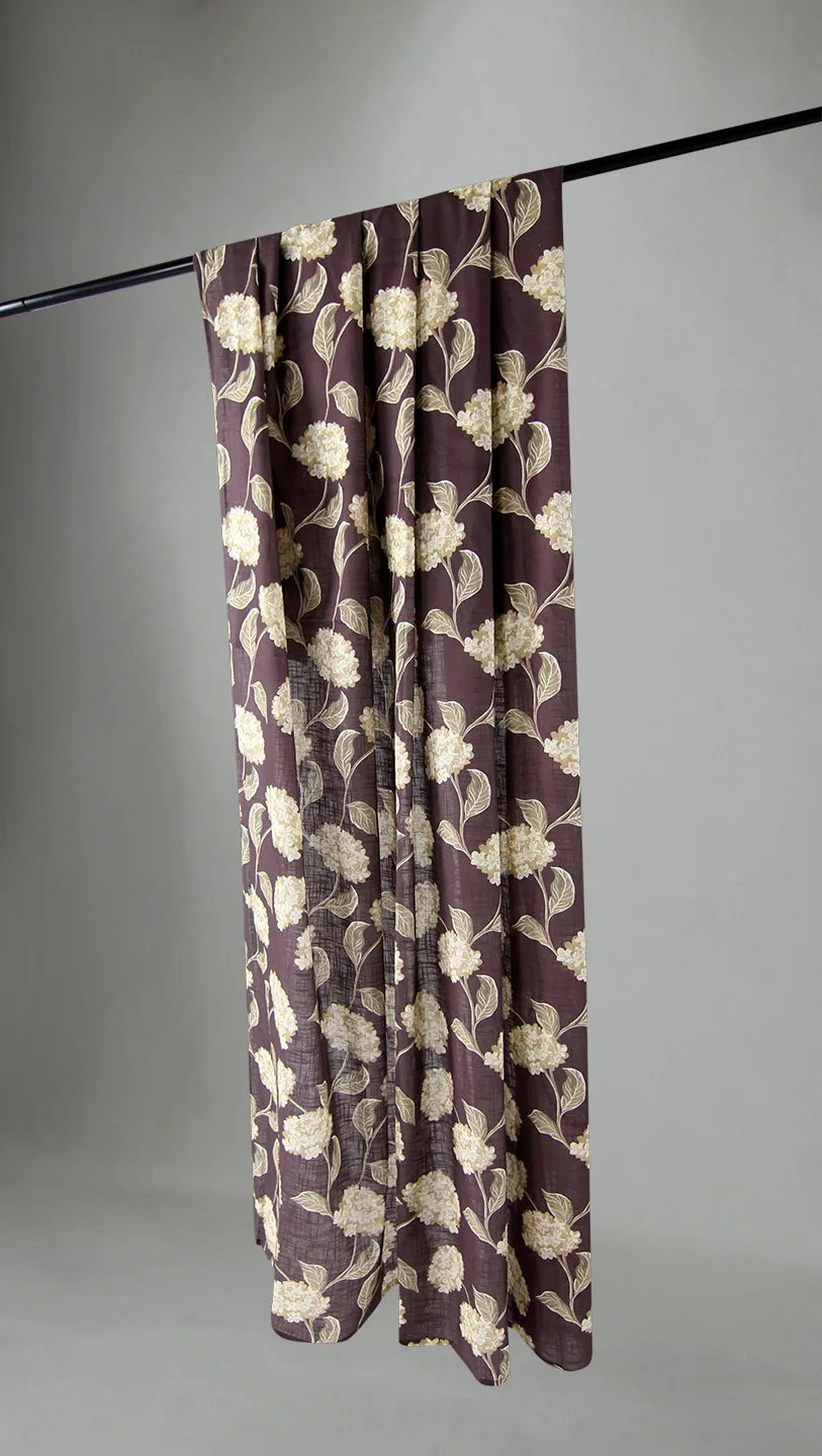 Gardiner - Bomullsgardin - Dorthe (lilla) (Størrelse: 140 x 300 cm)