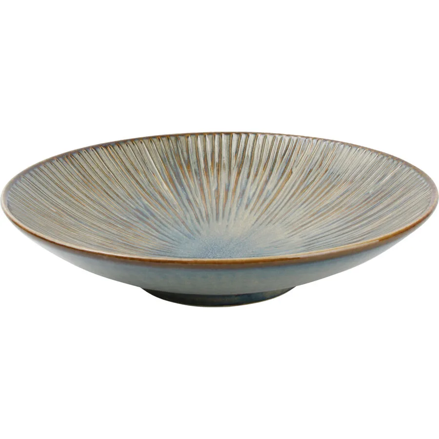 Fine2Dine Teller tief Halo braun/blau Porzellan D 24 cm 1 Stk