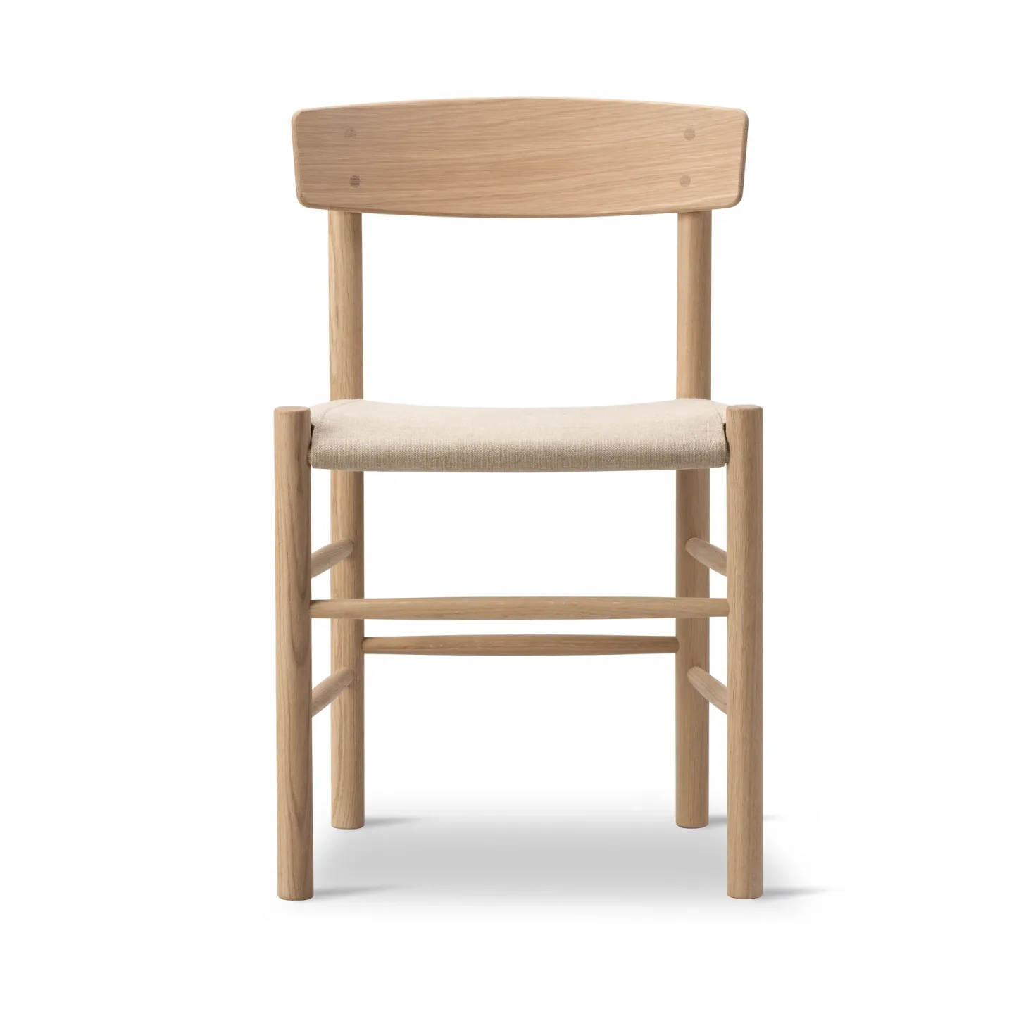 Fredericia Furniture J39 stol Såpad ek-natur canvas