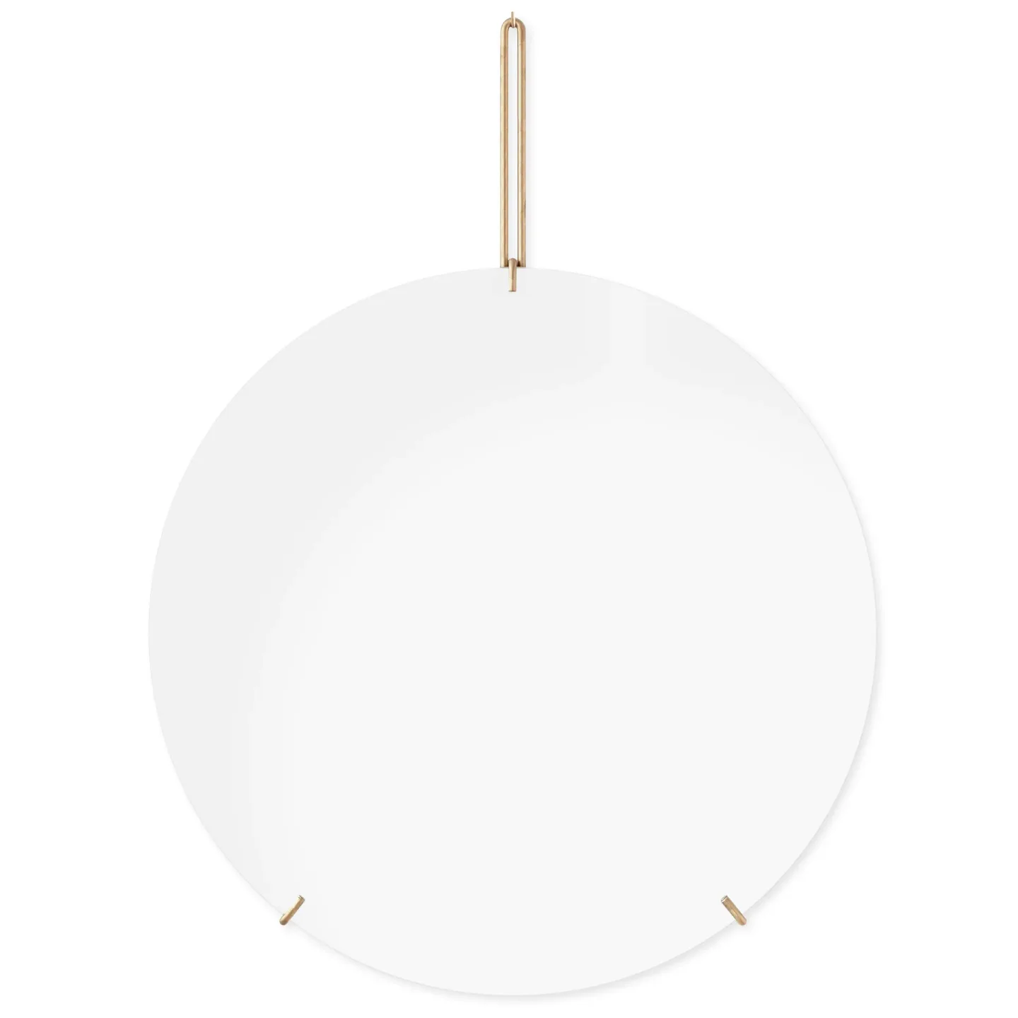 MOEBE Moebe wall mirror Ø 70 cm Mässing