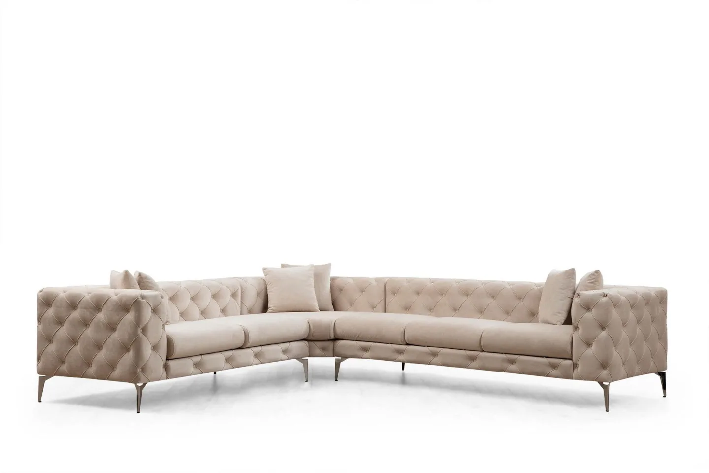 Beachport Hörnsoffa 6-sits - Beige