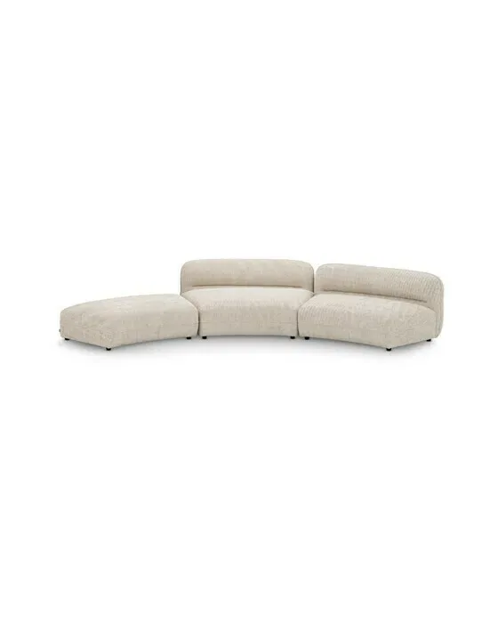 Grand Avenue Ottoman Module Creststone Beige