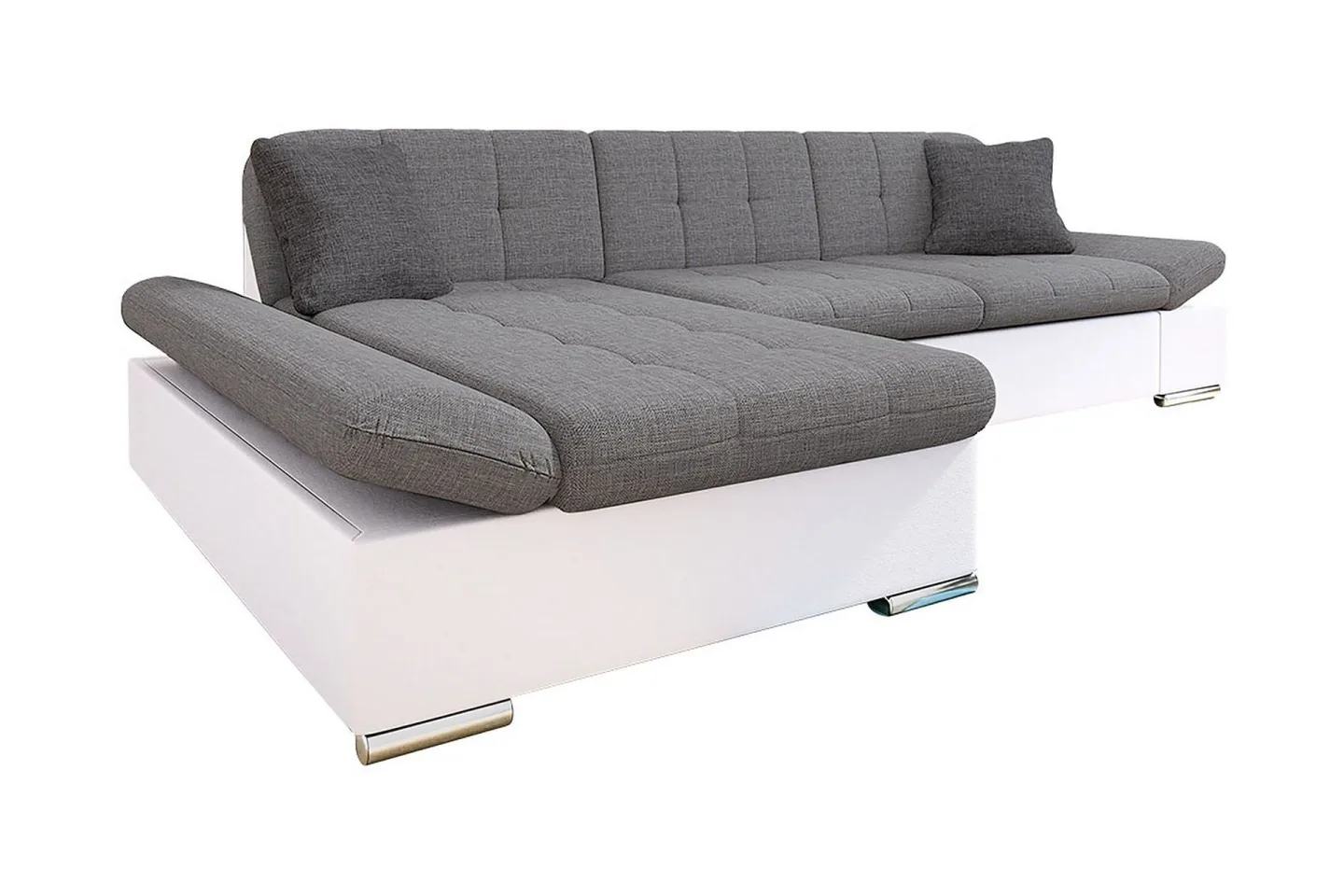 Malwi U-Bäddsoffa 278x162x76 cm - Grå/Vit