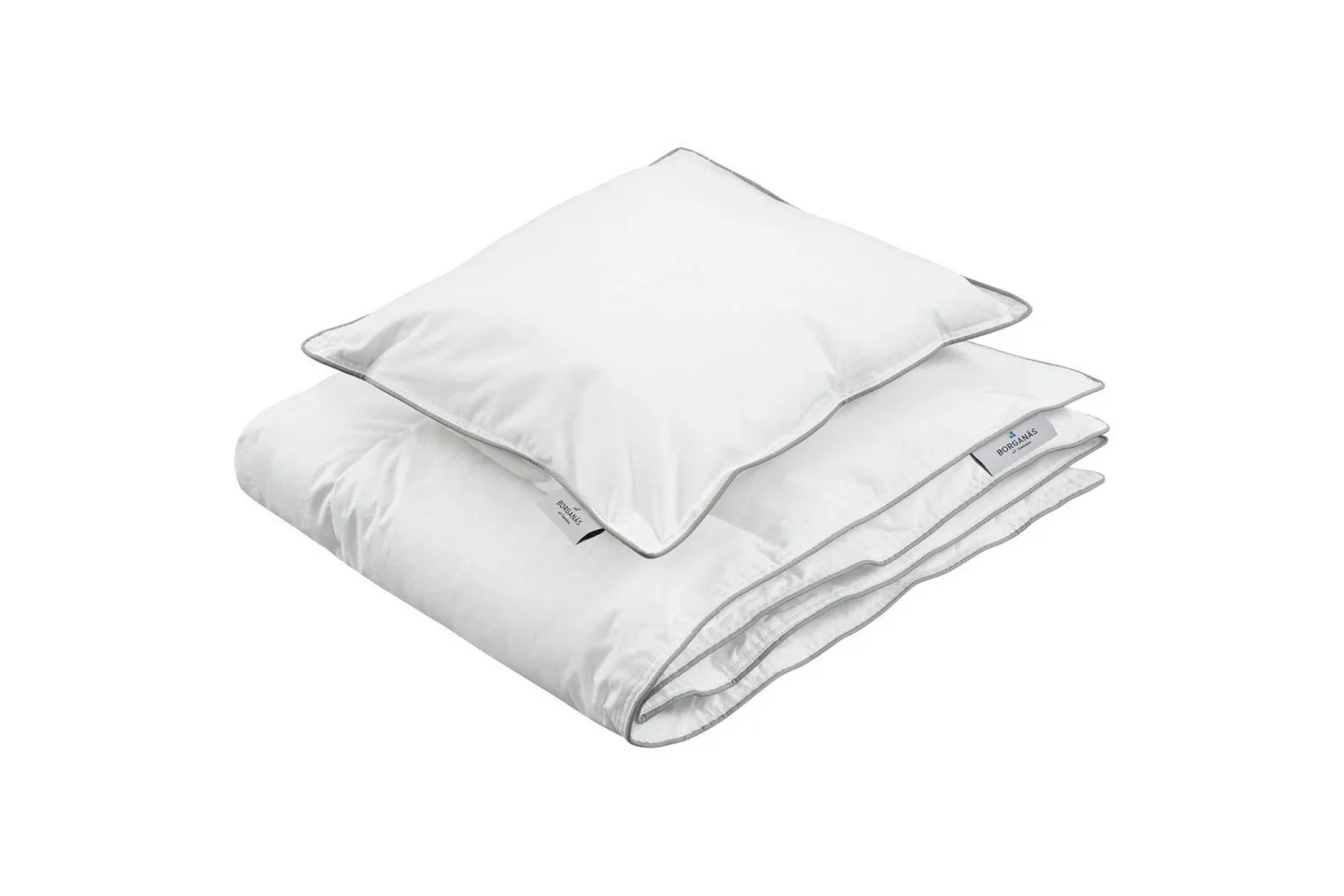 Täcke + Kudde Barn Lyxfiber 28 x 35 cm + 70 x 80 cm Vit -