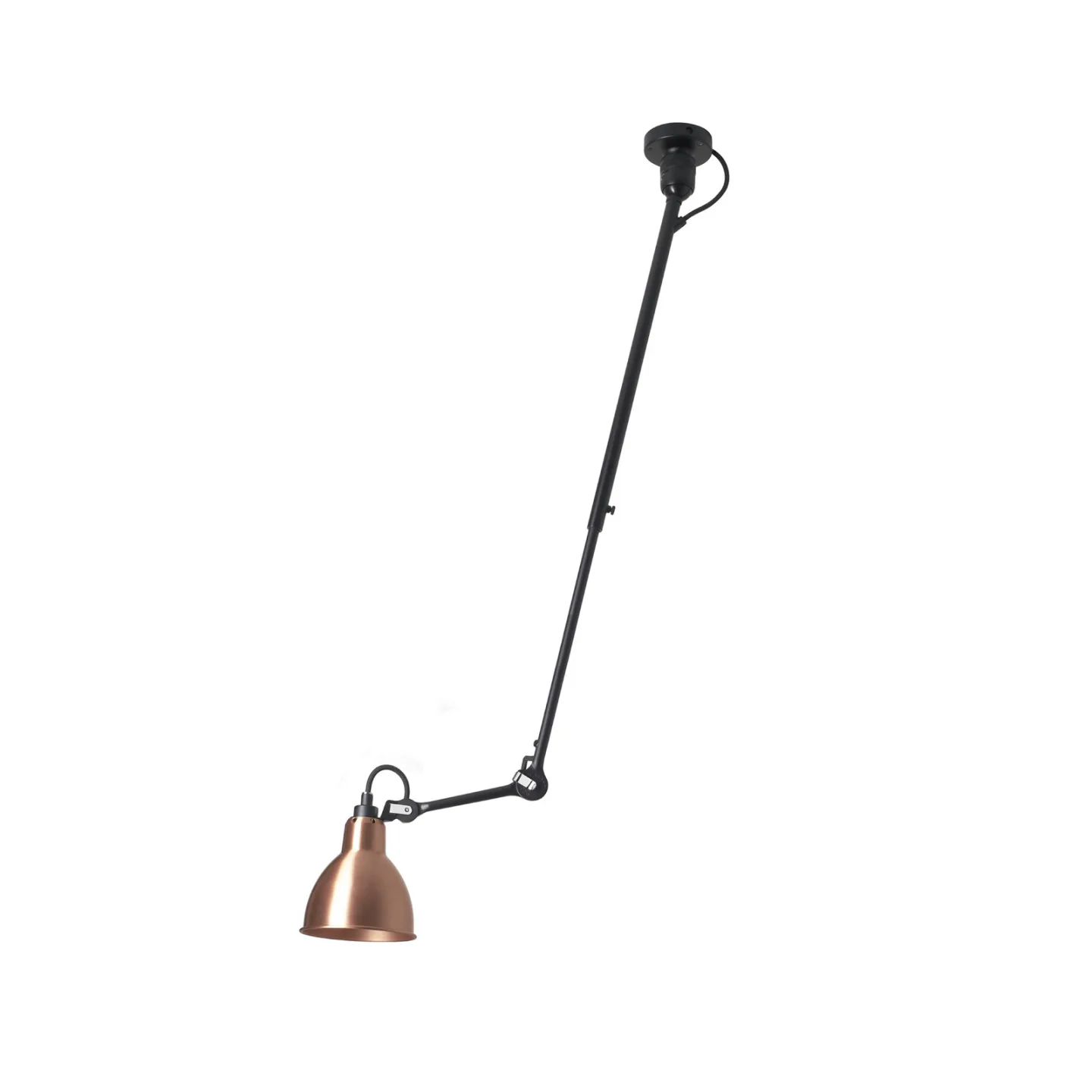 302 Taklampe Svart/Kobber - Lampe Gras - Stue - Metall