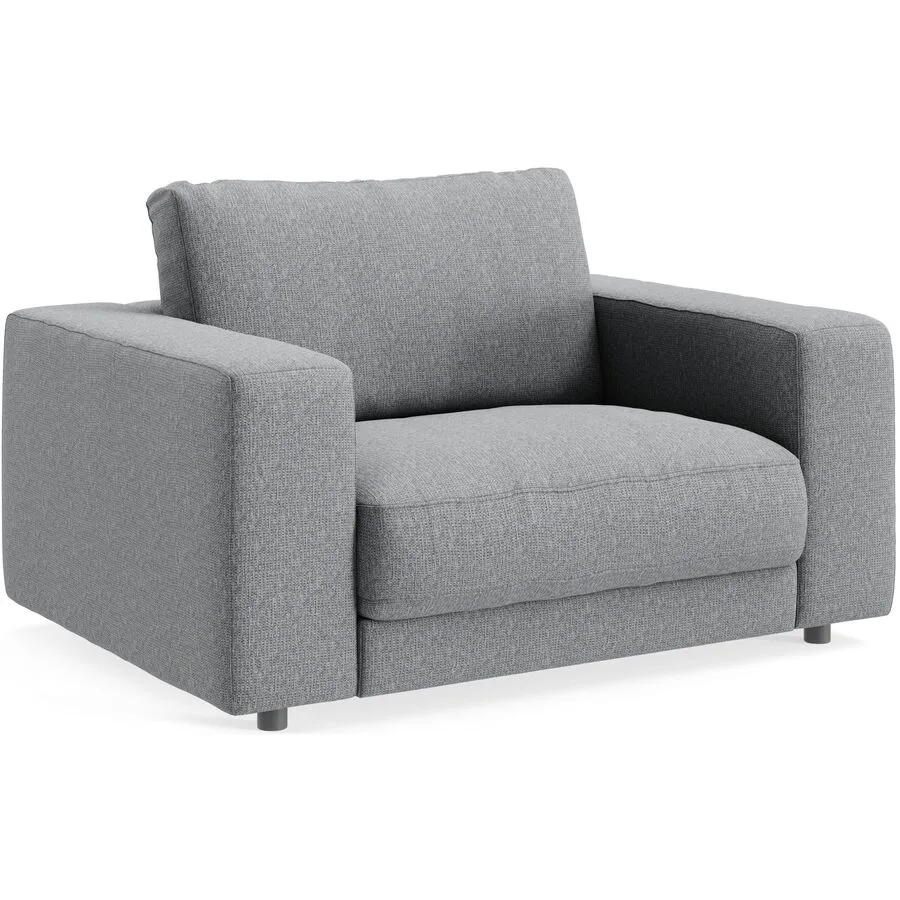 Sessel Ava grey Bezug: 100% Polyester B 140 T 107 H 86 cm - Möbel Konfigurator: Traummöbel individuell zusammenstellen