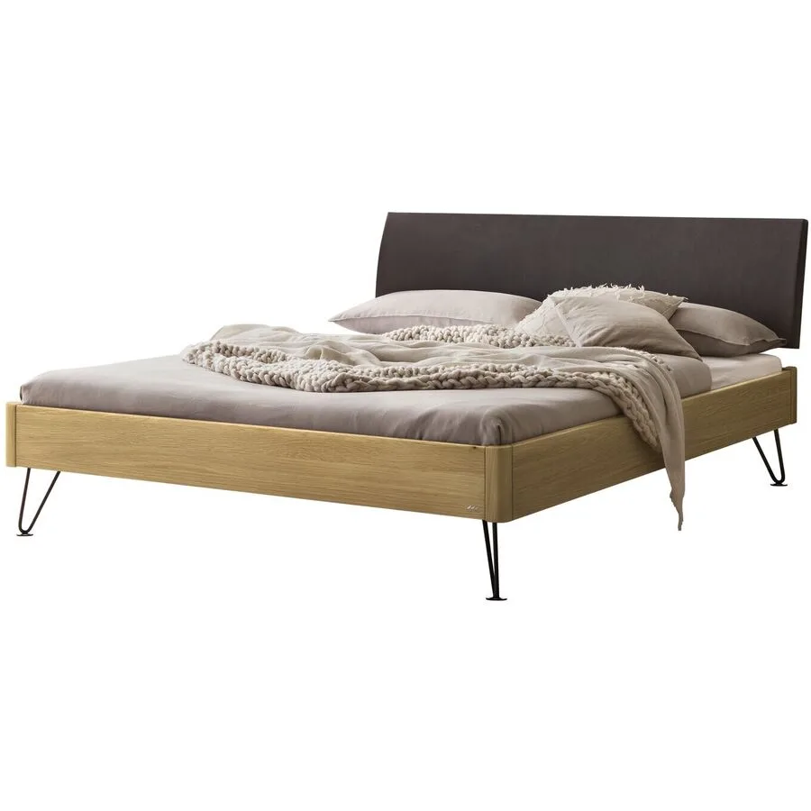 Hasena Bett Castello eiche hell Eiche massiv 160 x 200 cm